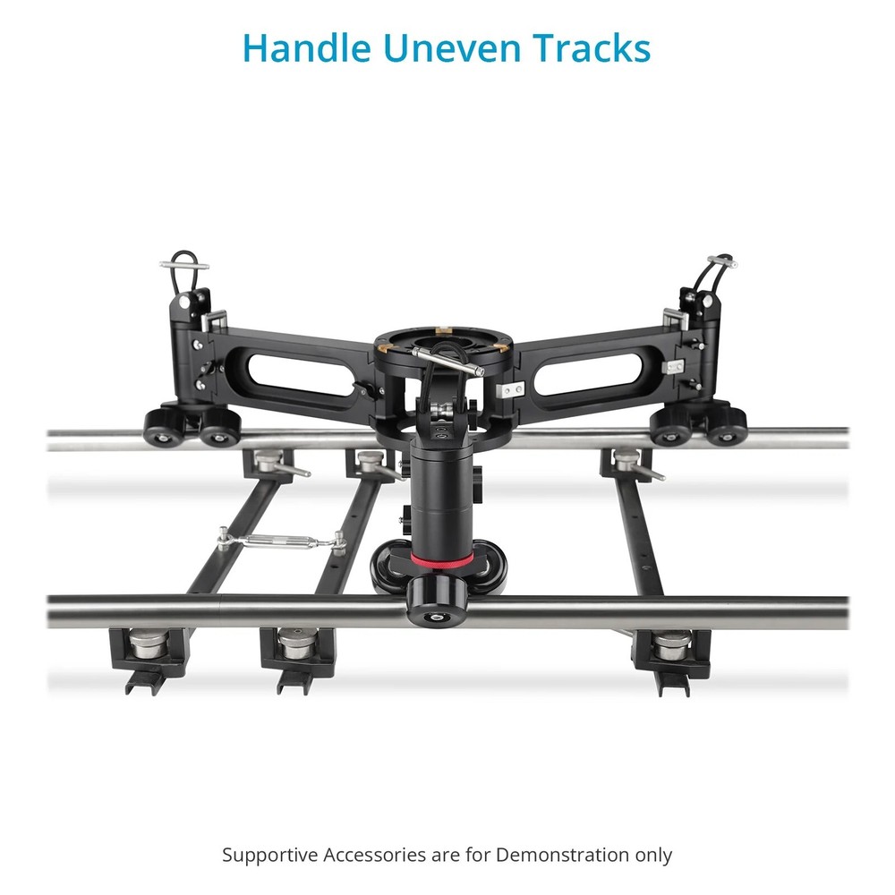 Proaim Marcus Camera Dolly with Mitchell & Euro/Elemac Adapter Base | DL-MRCS-01