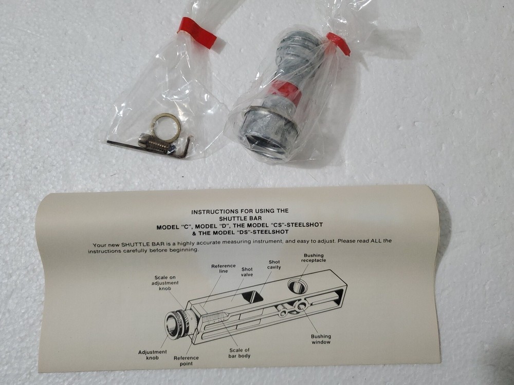 Multi-Scale Shuttle Bar Model C for Mec Shotshell Reloading Press Single Stage