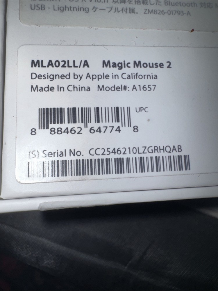 Apple Magic Mouse - White Multi - Touch Surface - 2024 (Aa)