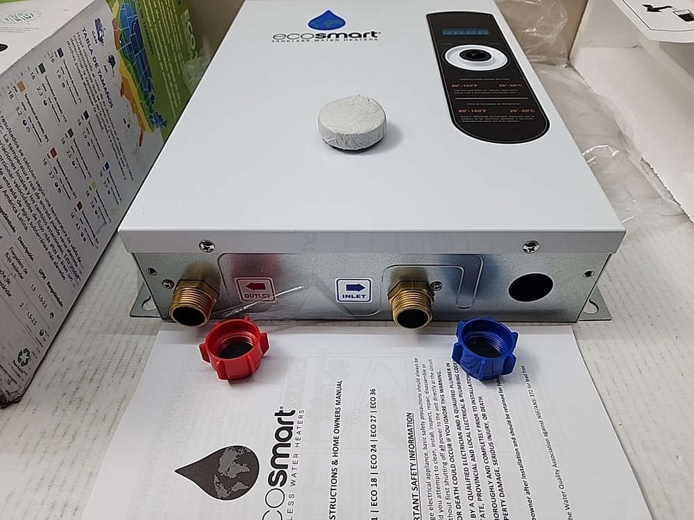 EcoSmart 18 kW 3.51 GPM 240-Volt Electric Tankless Water Heater ECO 18