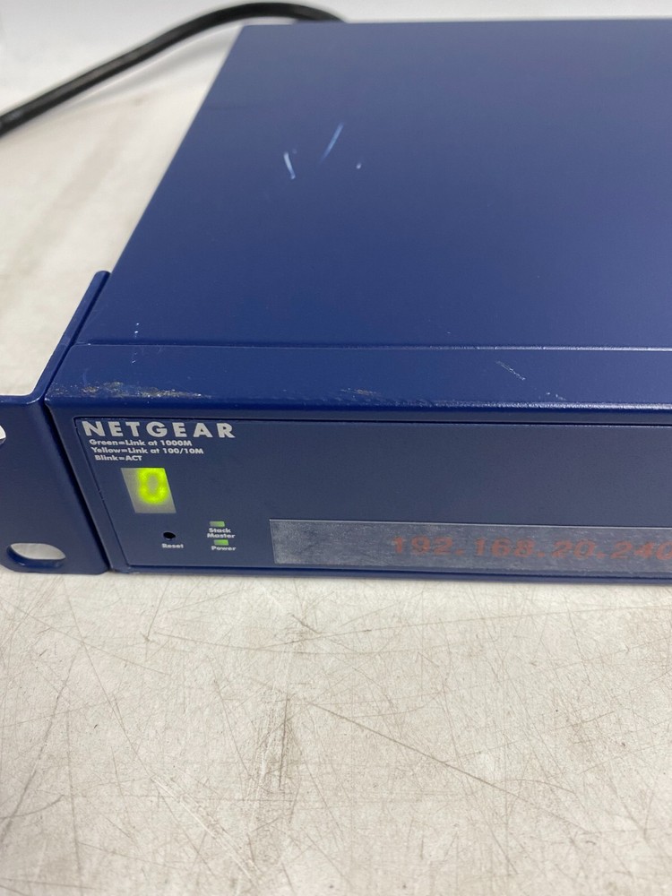 NETGEAR GS724TS 24-Port Gigabit Stackable Smart Switch