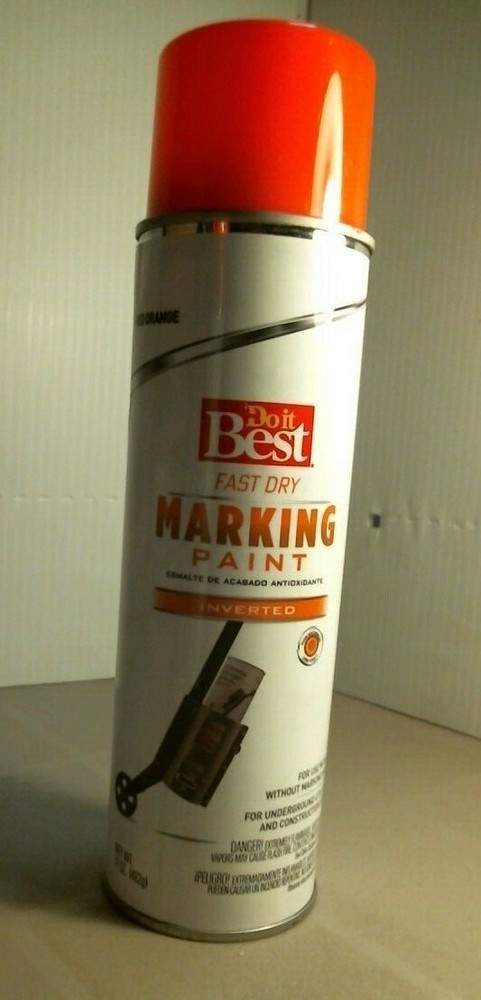 DoitBest Marking Paint, Inverted, Red Orange, FREE SHIPPING