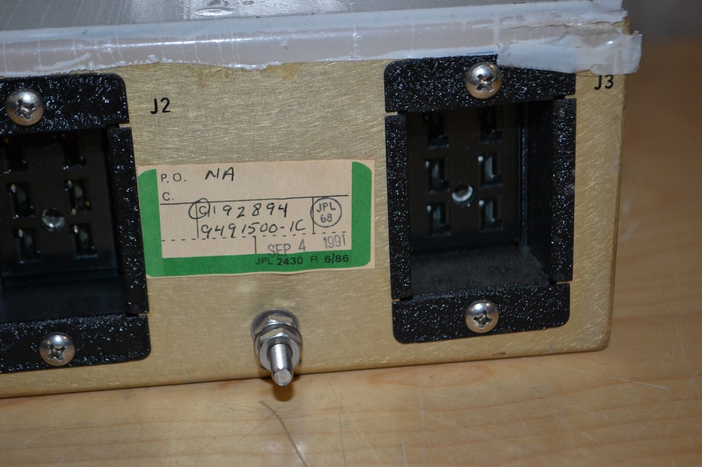 Original NASA/JPL Vintage Power Panel Assembly ~ Obsolete Electronics Space Race