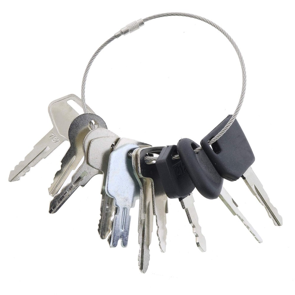 Solarhome Universal Forklift Key Set - Master for Yale, Cat, Clark,...