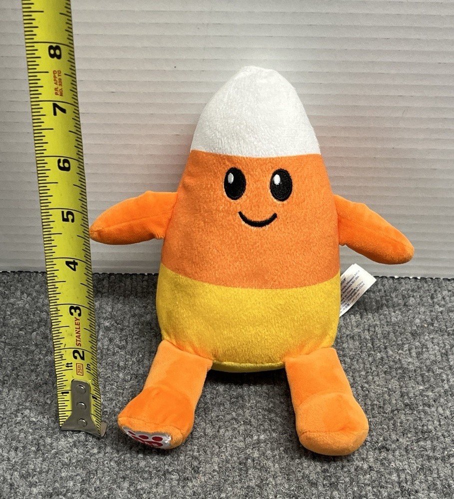 Build-A-Bear Smallfry Candy Corn Buddy 8" Plush Halloween Fall Stuffed Toy