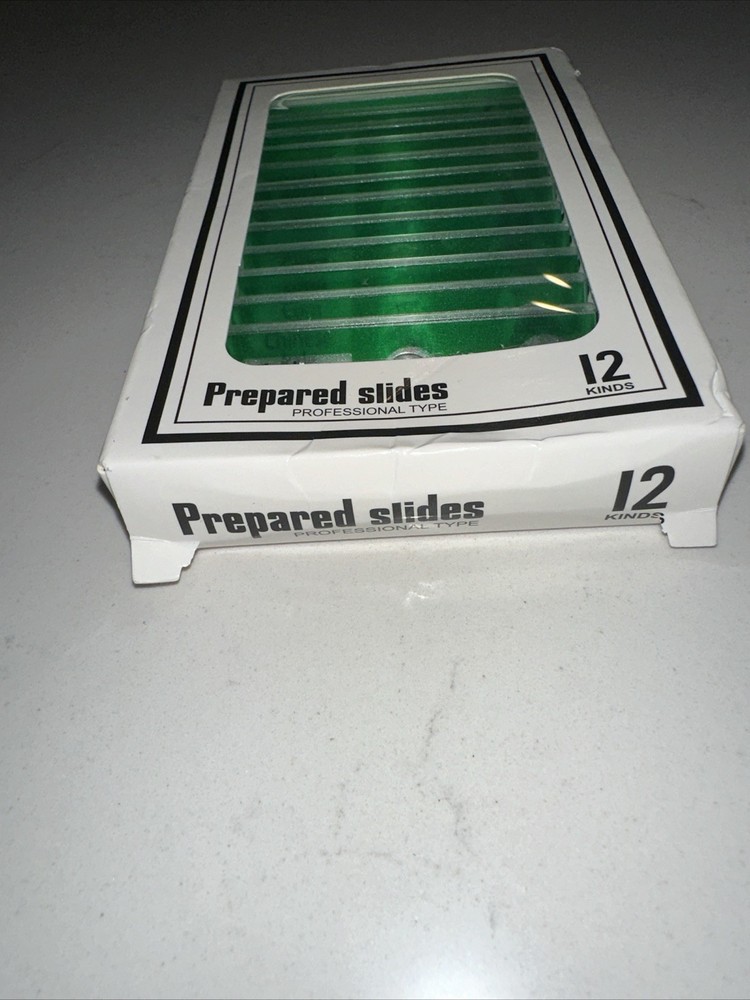 Plant Prepared Microscope Slides (12 Kinds) Professional Type