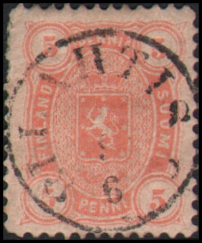 Finland #26 Used perf 12-1/2