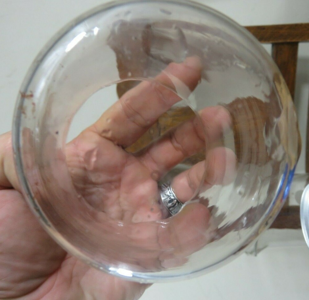 Antique Pyrex Small size beaker Marked with PYREX Corning slight whittled look