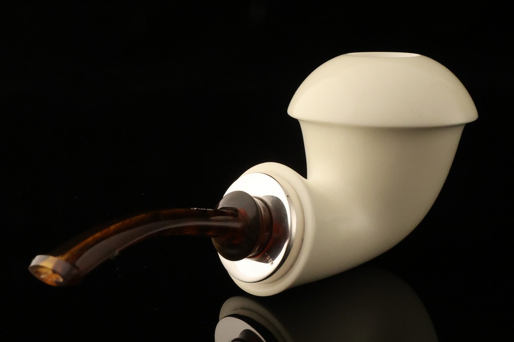 IMP Meerschaum Pipe - 221B Reverse Calabash - RC - with case i2563