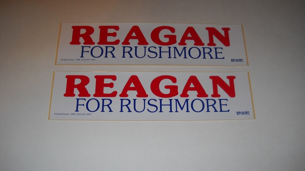 Reagan for Rushmore Bumper Sticker (1)