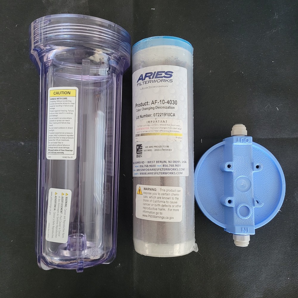 Pentair Pentek 142482 Rev B Home Clear Filter Housing And Filter