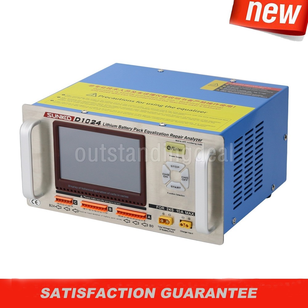 SUNKKO D1024 10A High Current Li-Battery Pack Equalizer and Analyzer os67
