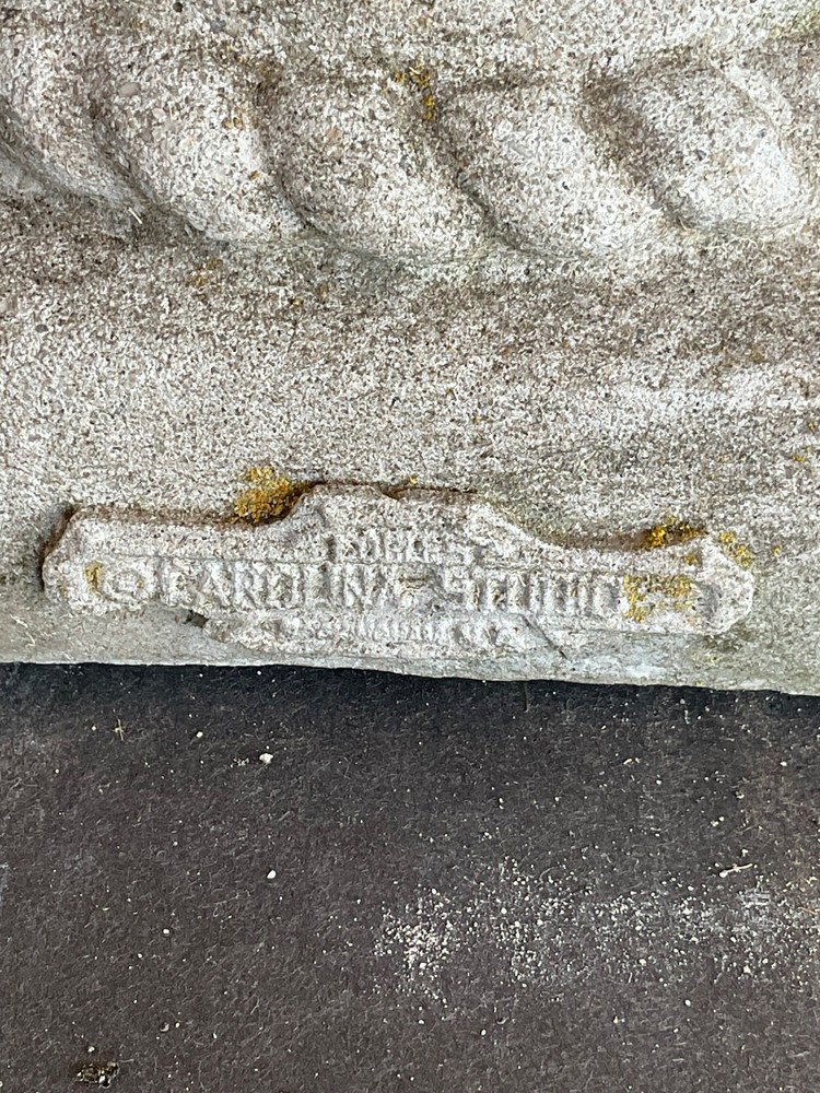 Vintage Aggregate Concrete GARDEN TOPIARY STATUE