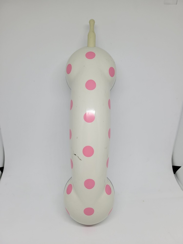 Pottery Barn Grand Cordless Phone Pink Polka-dot *Untested
