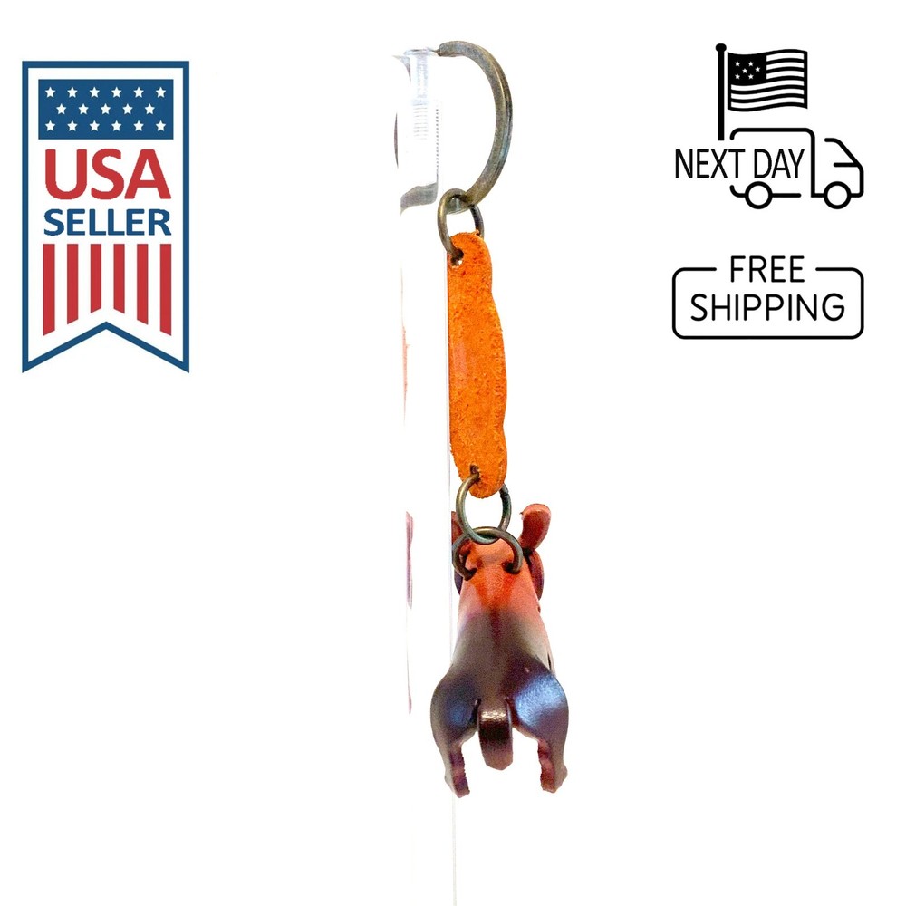 Tapir Handmade Leather Keyring