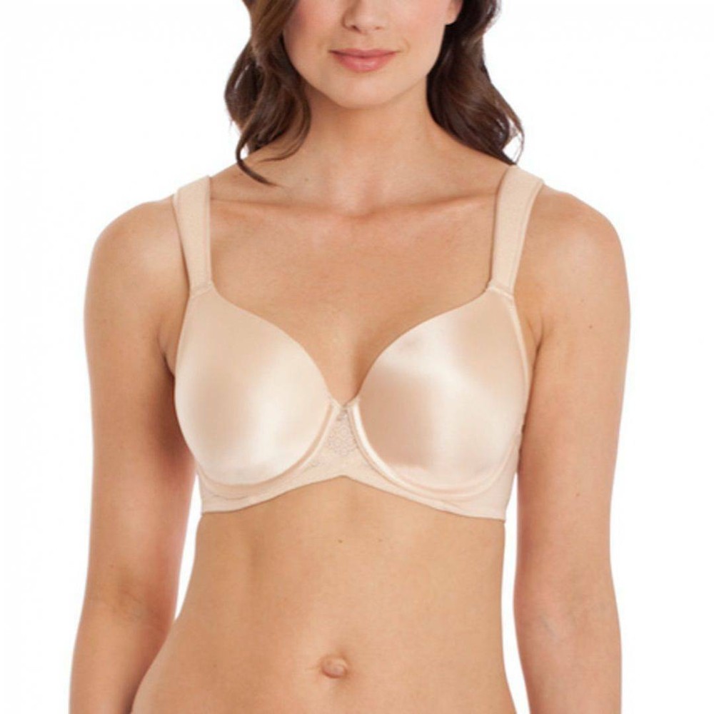 Satin Nylon BRA RARE LARGE Cup sizes NWT Designer Underwire Full Coverage $75
