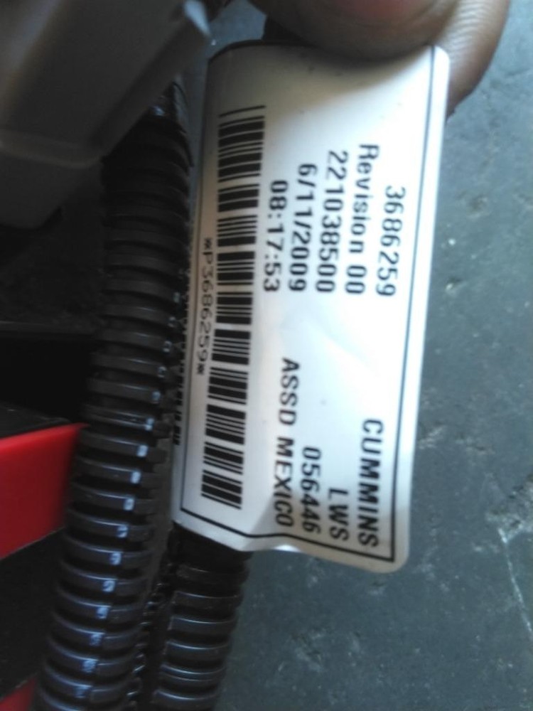 Replaces 3686259 CUMMINS ENGINE WIRING HARNESS , GA