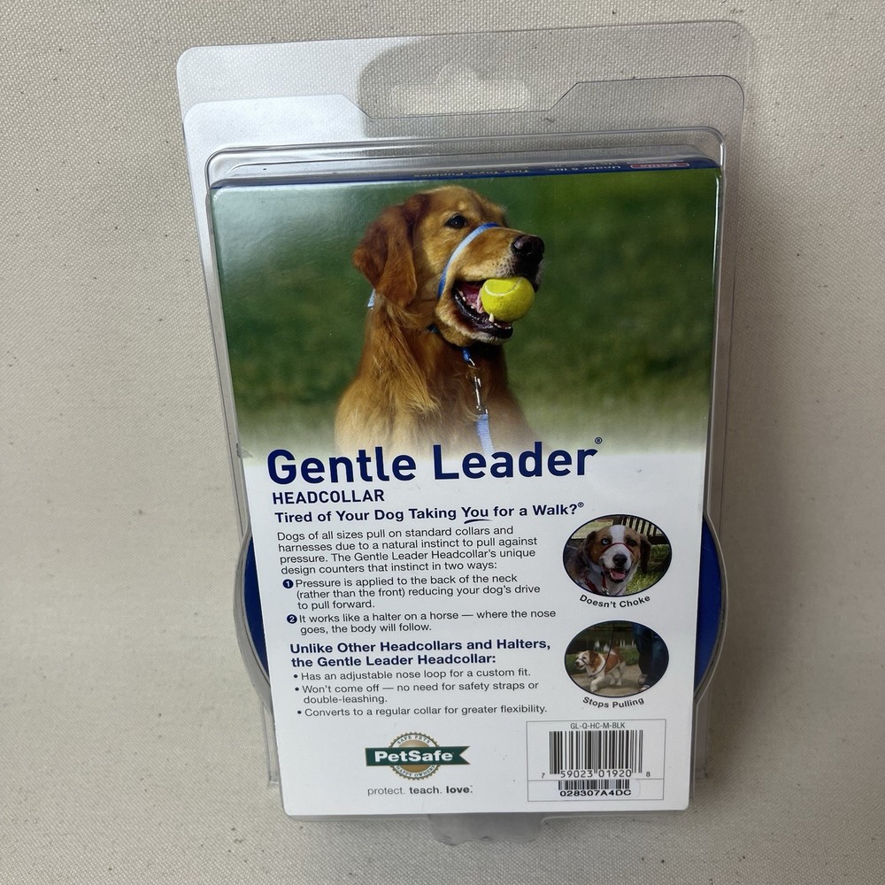 PetSafe Gentle Leader Head Collar No Pull Dog Headcollar Medium NEW