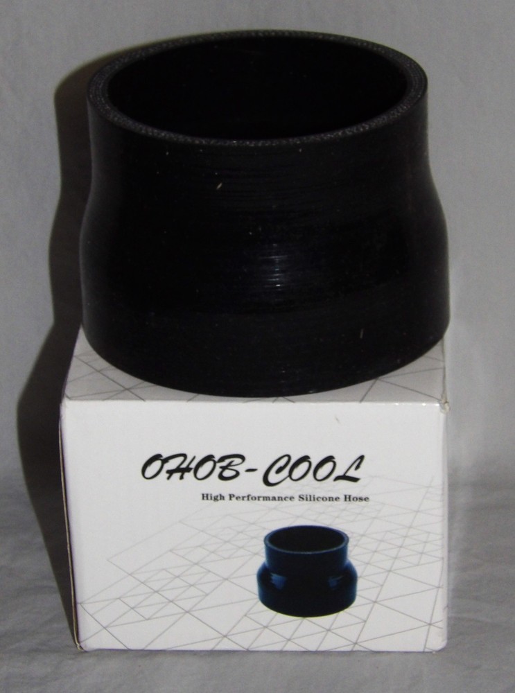OHOB-COOL 3.5" to 4" Black Silicone Reducer
