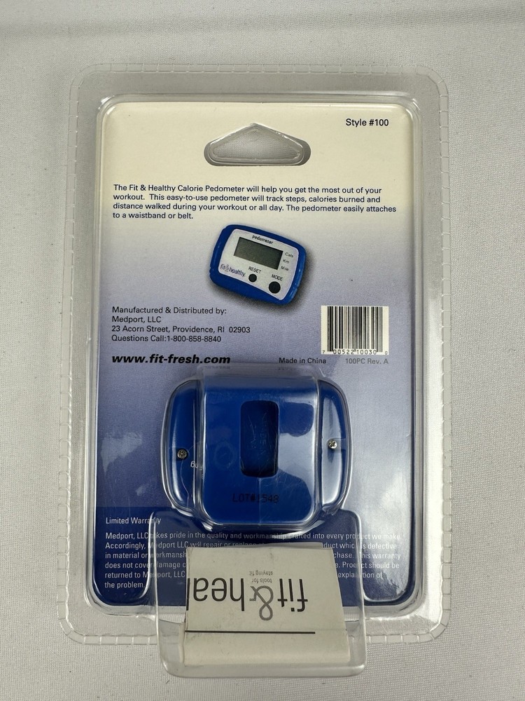 Fit & Healthy Calorie Counting Digital Pedometer