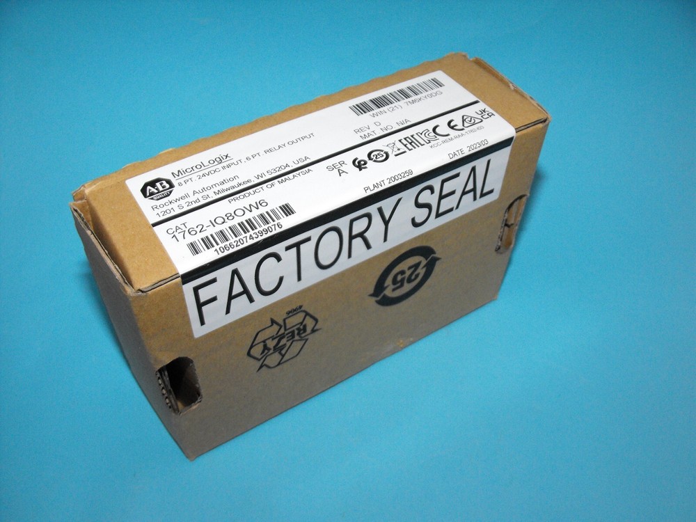 Allen-Bradley 1762-IQ8OW6 SER/A.MicroLogix Combination Module.NEW
