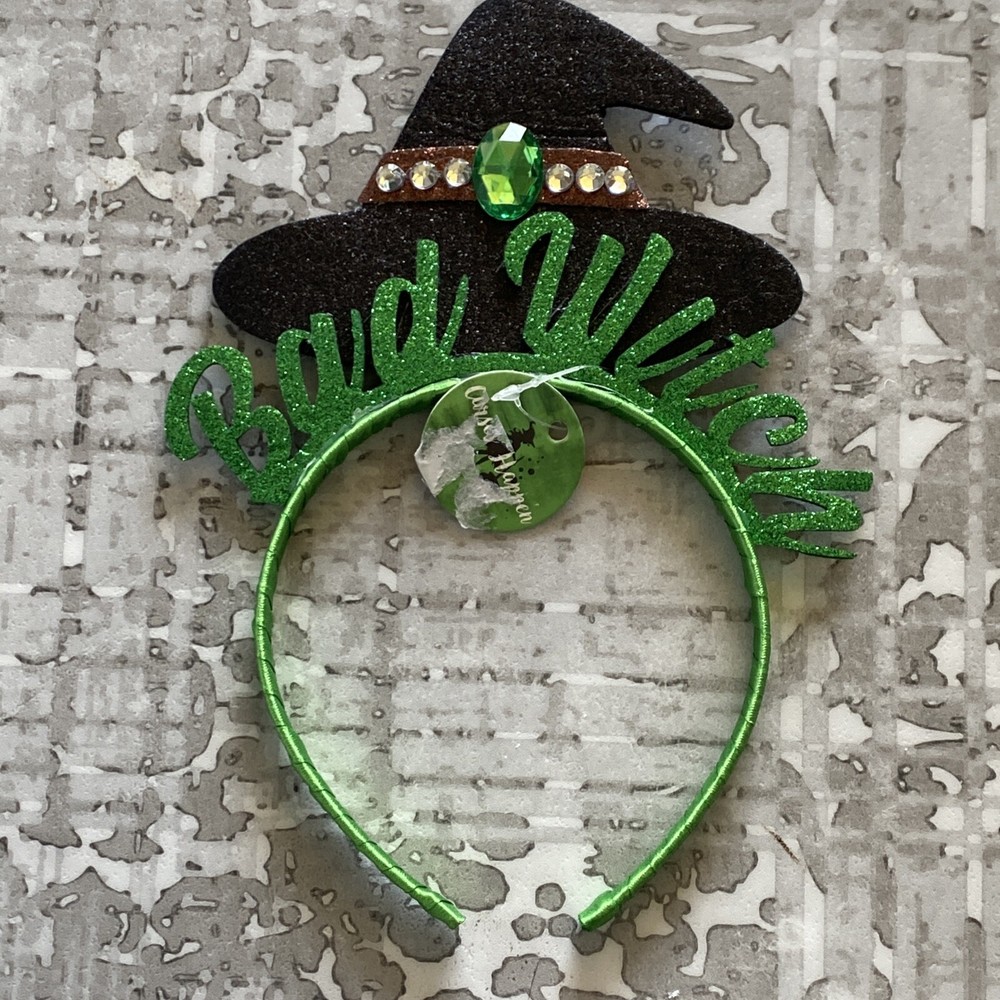 Halloween Headband Bad Witch Glitter Wicked