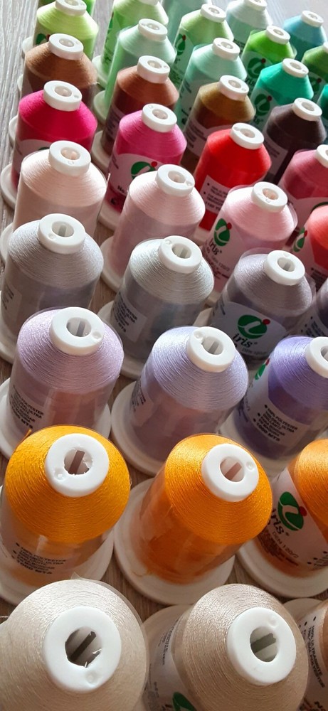 Embroidery Thread Polyester, Set of 95 Mini King Spools,1100yds,40w