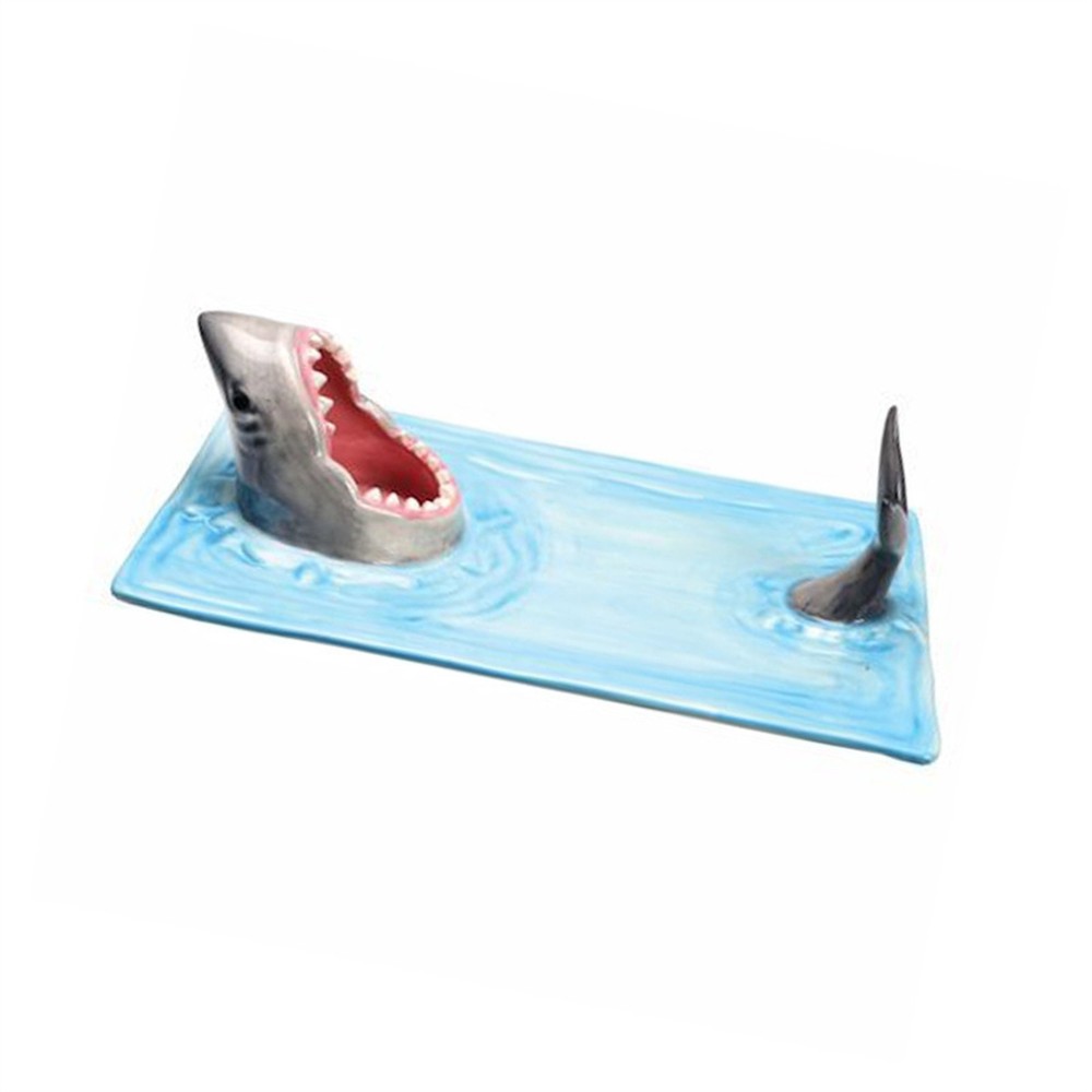 Handmade Ceramic Shark Plates Dinner Plates For Formal Dining Occasions
