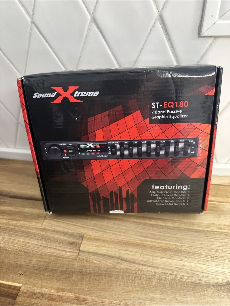 SoundXtreme ST-EQ180 7 Band Passive Graphic Equalizer