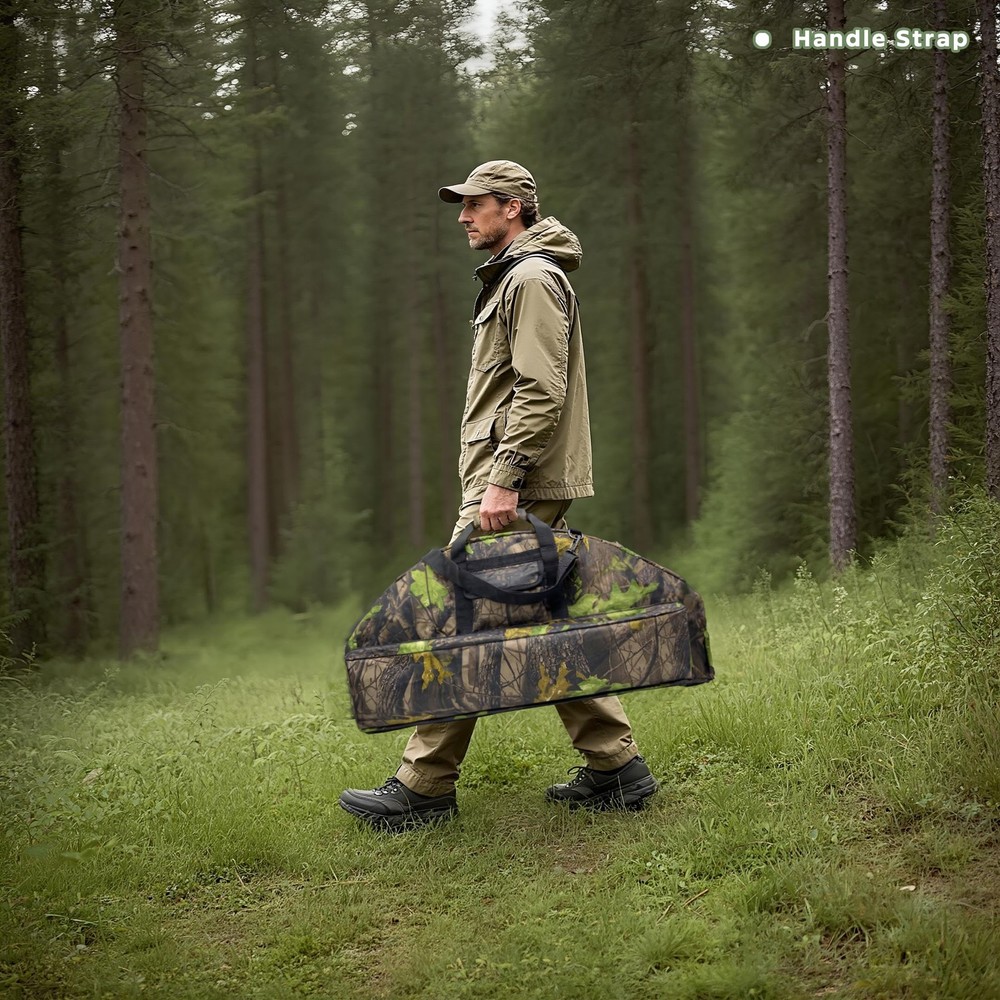 Compound Bow Case Soft Bow Padded Case Light-Weight Bow Carry Bag with Arrow ...