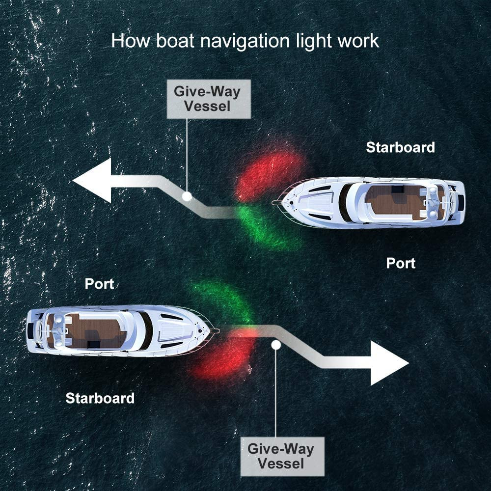 Boat Navigation Light, Marine Navigation Lights, Bow Light for Boats Led. Ideal