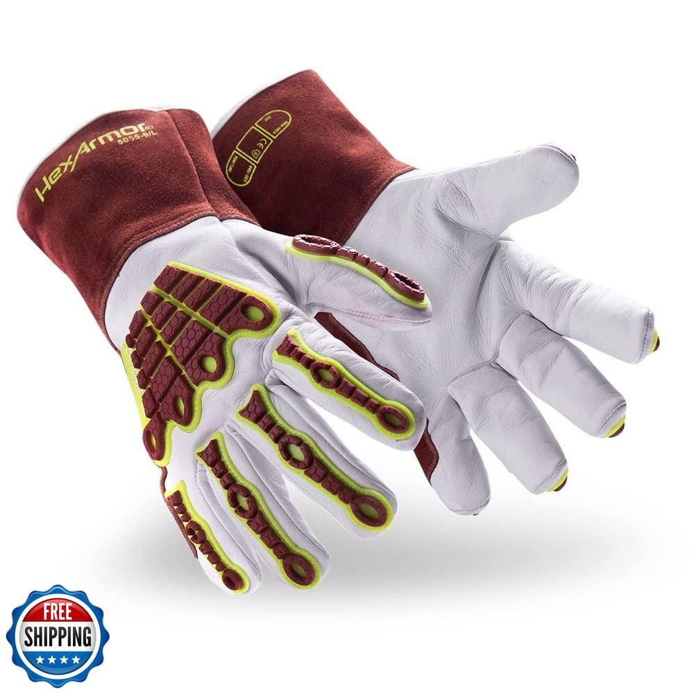 HexArmor Welding Heat Resistant with HexHide Safety Work Gloves | HeatArmor 5