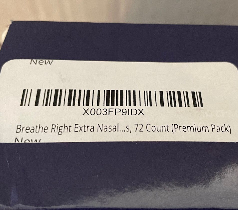 Breathe Right Nasal Strips