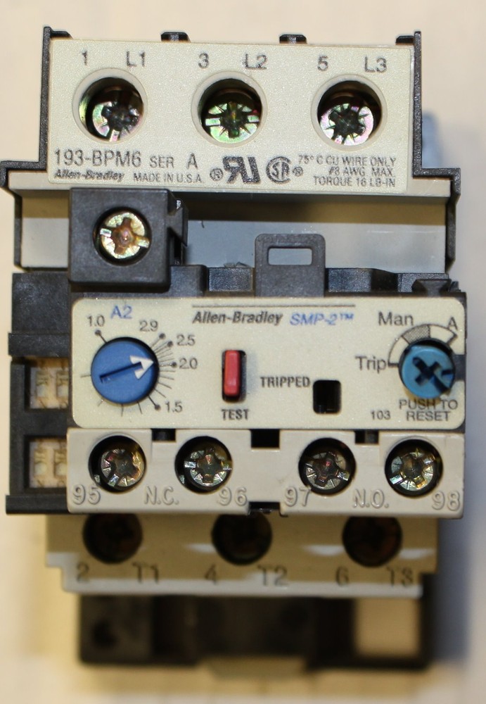 Allen Bradley Overload Relay	193-B1D1