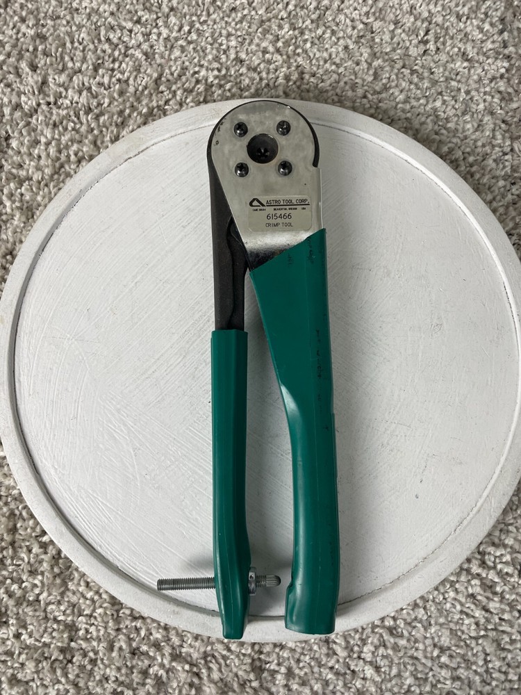 Astro Tool Corp 615466 Micro Thread Adjustable Crimp Tool Green