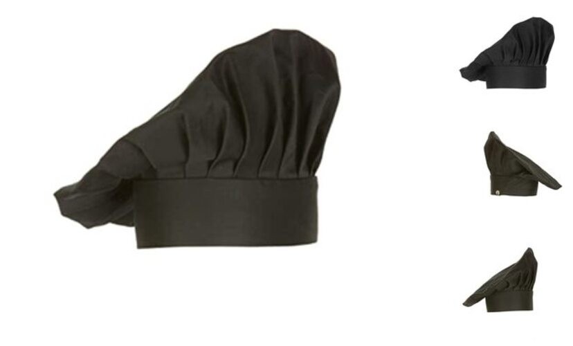 Unisex Chef Hat One Size Black