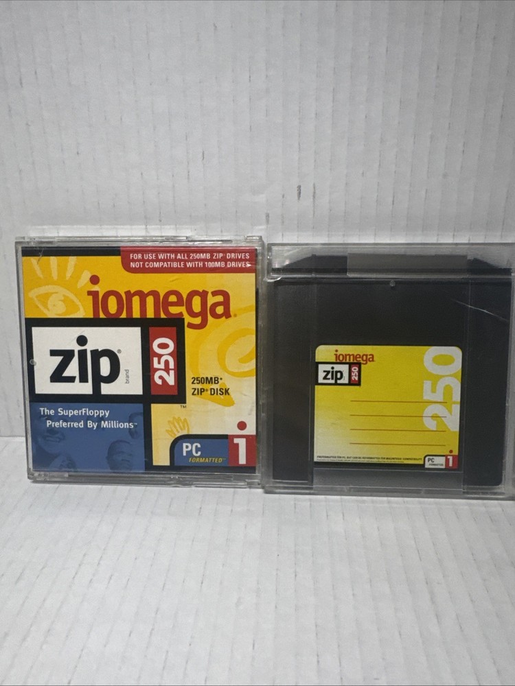 iomega zip 250mb 2 Discs