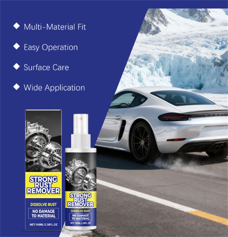 2 PACK Strong Rust Remover 100ml Powerful Rust Removal Spray For Cars &Tools US