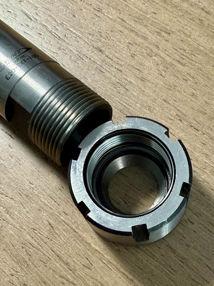 Lyndex ER20 Collet Chuck Extension 1" Shank E20-EXT-100