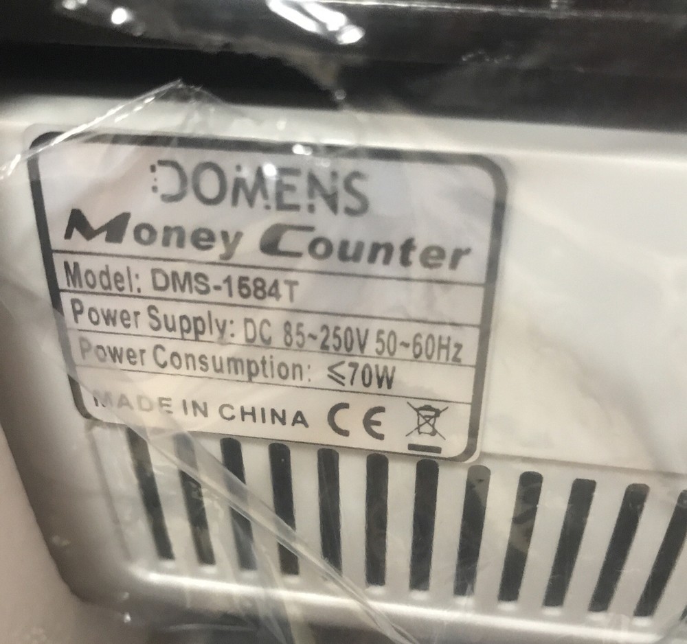domens fully autometic money counter