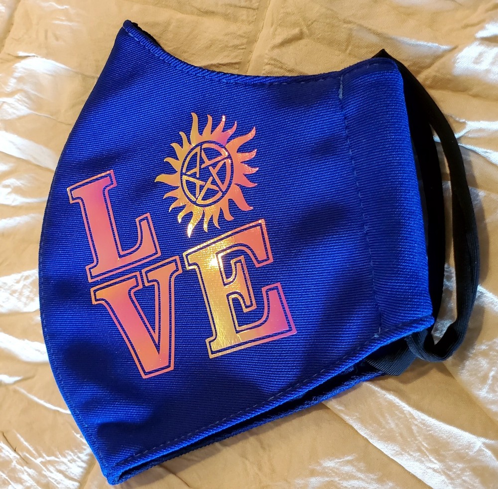 Supernatural Theme Face Mask Includes FREE Decal