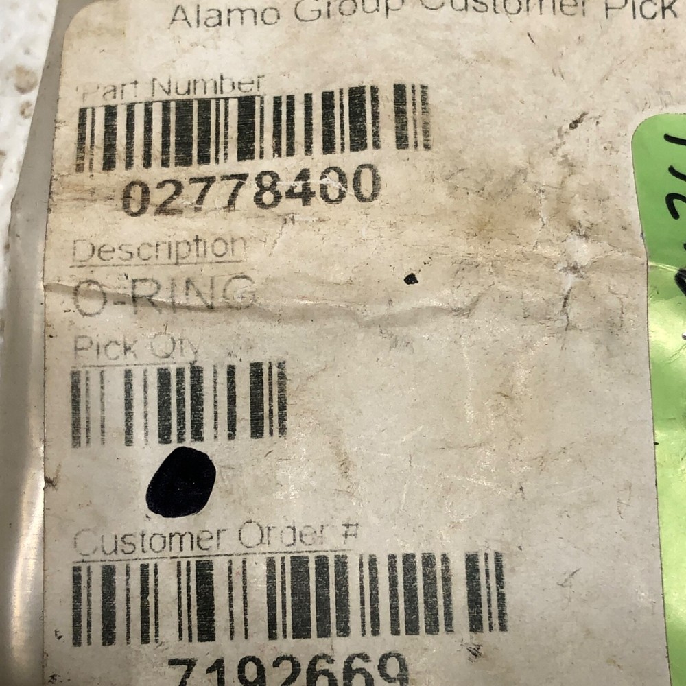 Alamo 02778400 O-ring