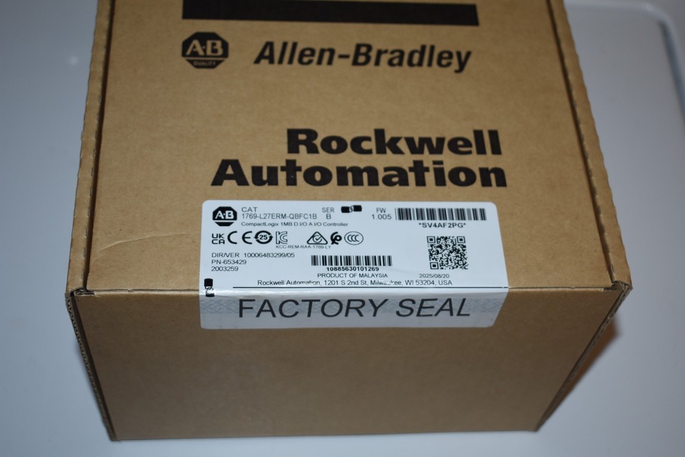 1769-L27ERM-QBFC1B ALLEN BRADLEY  COMPACTLOGIX PROCESSOR 2025 NEW SURPLUS