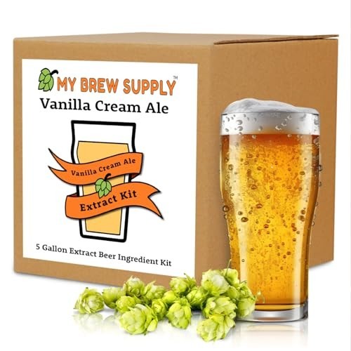 Vanilla Cream Ale Homebrew 5 Gallon Beer Extract Ingredient Kit - My Brew Supply