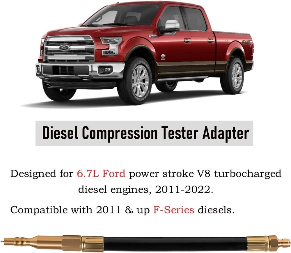 for SG 35450 Ford 6.7L Powerstroke Diesel Engine Compression Tester Adapter Hose