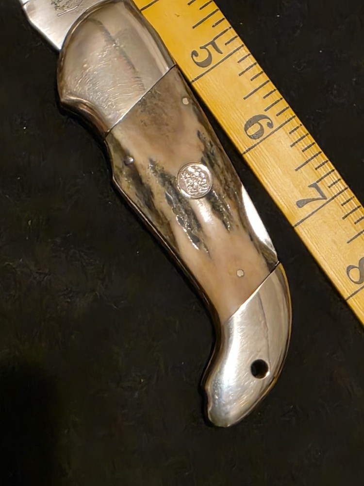 FOX And HOUND POCKET KNIFE Italy Bone Handle