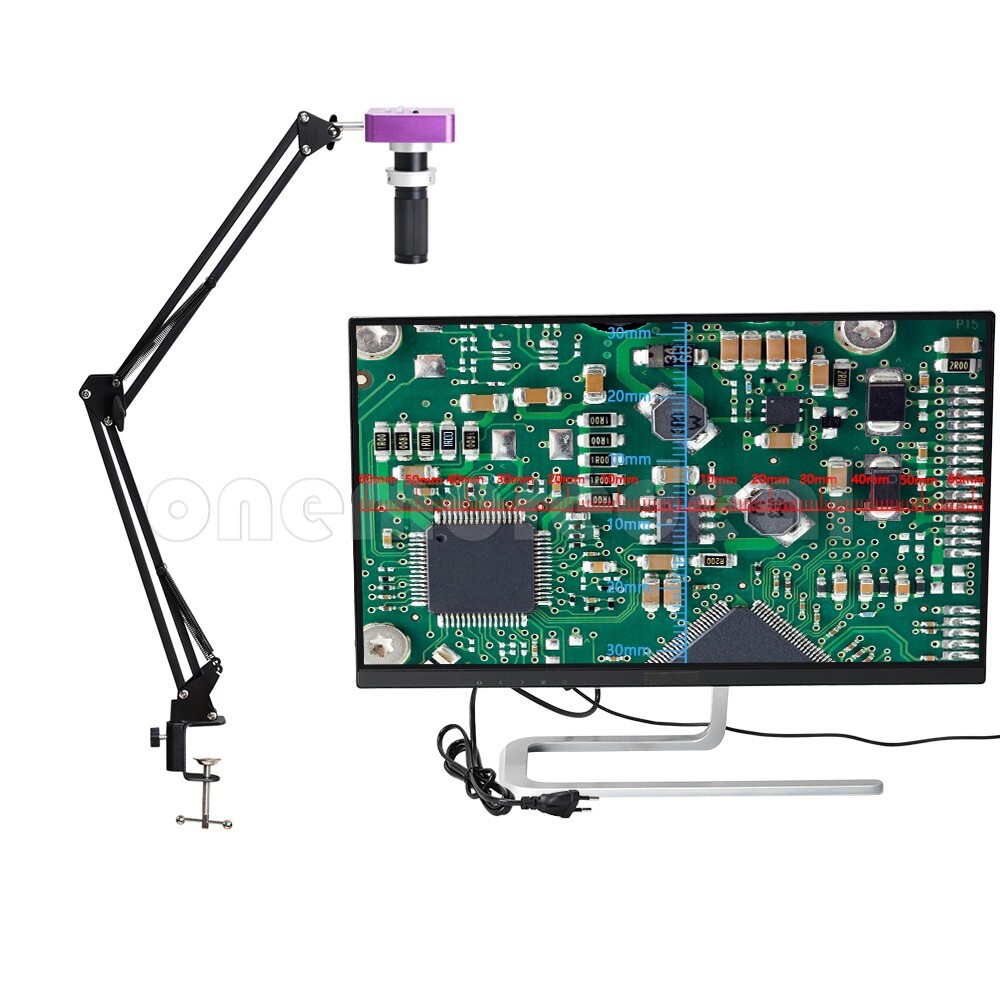 51MP 1080P 2K Digital Microscope Camera HDMI USB With Big Visual Field 120X Lens