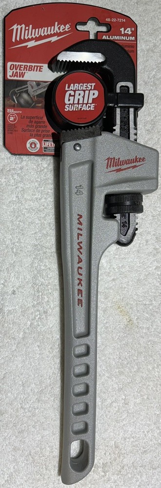 Milwaukee 14" Aluminum Pipe Wrench(48-22-7214)