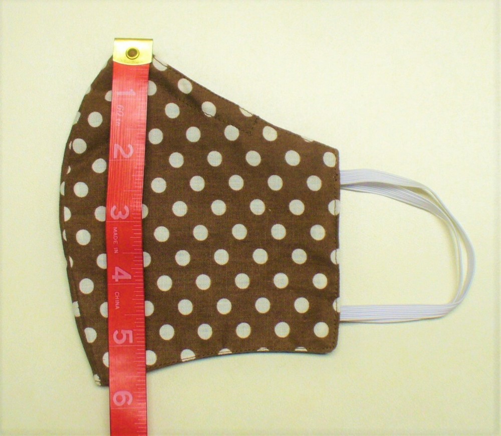 Face Mask Wire Adult Blue Ivory