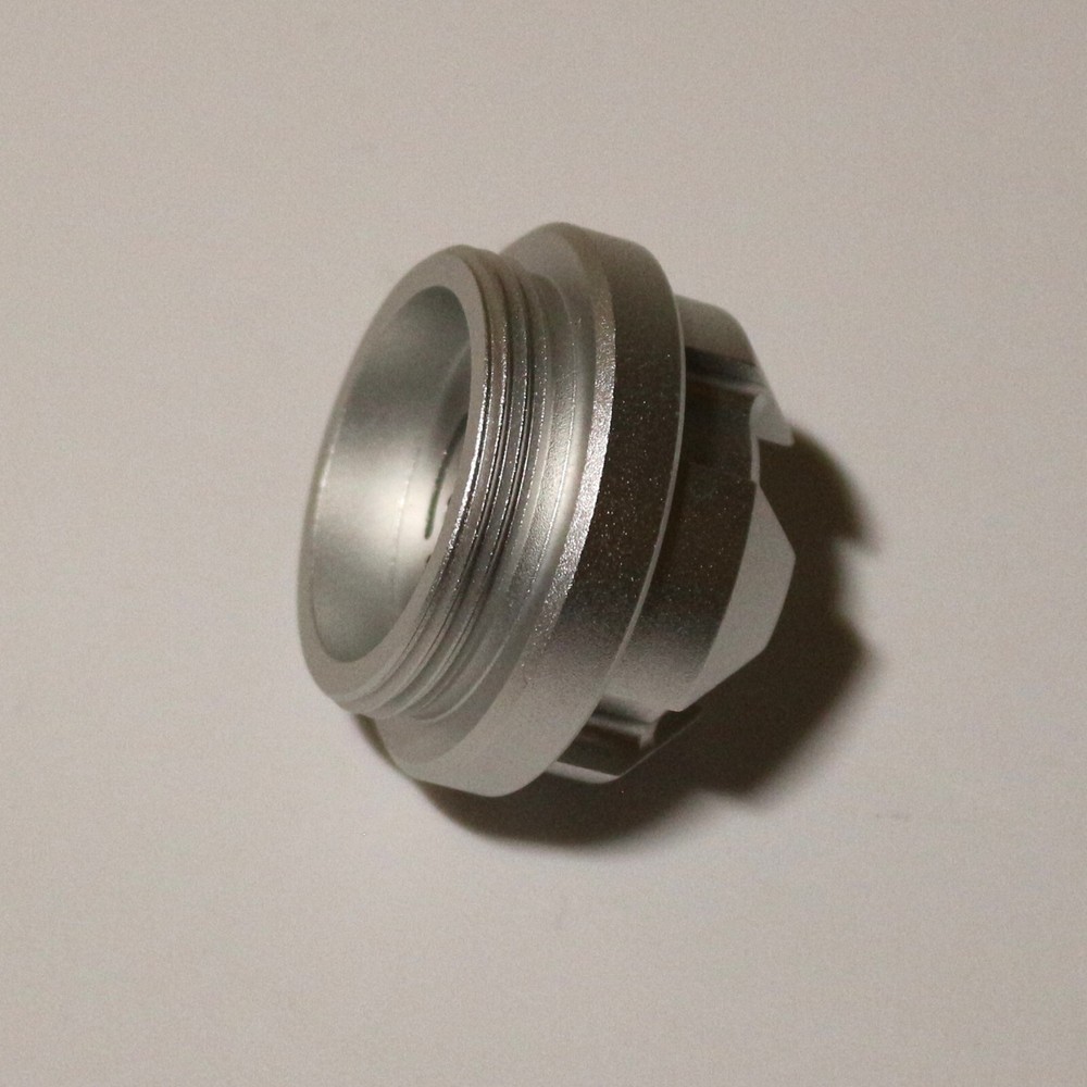 Saberforge Notched Pommel ASP Silver finish for custom lightsaber